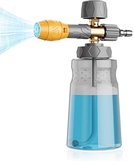 Foam Cannon for Pressure Washer, Car Wash Foam Gun Kit, Tool Daily Foam Cannon with 1/4 Inch Quick Connector, Soap Cannon for Pressure Washer, Car Foam Sprayer 4 封面 42 Foam Cannon for Pressure Washer, Car Wash Foam Gun Kit, Tool Daily Foam Cannon with 1/4 Inch Quick Connector, Soap Cannon for Pressure Washer, Car Foam Sprayer
